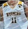 Basket Nik1 NCAA Wyoming Cowboys Maglia da basket 0 Jake Hendricks 1 Bradley Belt 2 AJ Banks 5 Haize Fornstrom Cucita personalizzata