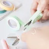 Creative Mini Portable Folding Scissors Simple Paper-Cutting Art Tool Stationary Scissors Office School Supplies RRA916