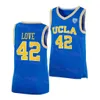 Custom NCAA College Basketball UCLA Bruins Jersey 24 Jalen Hill 34 David Singleton Lonzo Ball 2 Zach Lavine 14 42 Kevin Love 5 Baron Davis U