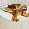 Pendant Lamps Glass Bedroom Chandelier Chinese Style Copper Room Study Modern Minimalist Master Lamp