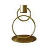 Candle Holders Modern Metal Holder Iron Candlestick For Tea Lights Living Room Table Home Bedroom Bathroom Decoration