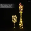 Strings 24 Pack Led Fairy Lights Battery Operated Wire Warm White Firefly Waterproof For Wedding Party Mason Jars Christmas Table