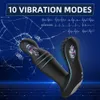 Articoli di bellezza Telescopico Vibrante Butt Plug Vibratore anale Telecomando senza fili Giocattoli sexy per le donne Ass Dildo Massaggiatore della prostata Spina da uomo