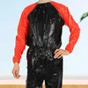 Gym kleding mode gewichtsverlies pak workout waterdichte fitness oefening zweet spoor sauna winddicht