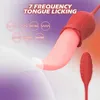 Itens de beleza licklip 7 velocidades lamber realistas de língua vibrador para mulheres mamilos clitóris estimulador vibração ovo sexy brinquedos adultos fêmeas adultas