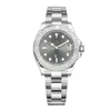 Men's Yacht 40mm Silver Dials Master Automatic Watches Mechanical sapphire luminous watch montre de luxe Clasp Wrist full sta250S