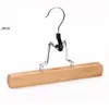 Pant Hangers Hooks Rack Non-Slip Wood Collection Slack Hanger broek Haarextensies Hanger Sea Shipping JNC811