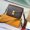 Bolsas de mensageiro de alta qualidade Bolsas de corpo cruzado Bolsas de aba de barril Bolsas femininas de couro com trava para mulheres bolsas de moda femininas pacote presbita