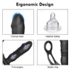 Itens de beleza homens massageador de massageador de cockring vibrador anal plug plug plug de test￭culo atraso de ejacula￧￣o anel de ejacula￧￣o brinquedos sexy para casal masculino