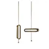 Lampes suspendues Creative Bedside-Use Small Droplight Dining Room And Study Designer Sample Light Lustre de luxe