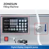 ZONESUN Macchina di rifornimento di liquidi Linea di produzione automatica Pompa magnetica Profumo Bottiglie di olio essenziale Succo di tubo fiala ZS-MPYT600A