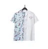 Camisas casuais masculinas 22ss homem polos camisa de grife camisa masculina de boliche com estampa de chamas havaiana floral masculina slim fit manga curta vestido havaiano