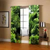 Curtain Custom 3D Blackout Waterfall Forest Curtains For Living Room Bedroom Modern Blinds Window Treatment