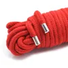 Hoogwaardige Japanse bondage touw erotisch Shibari -accessoire voor bindende bindmiddelrestraling om aan te sluiten op de bindfun Slave Role Play