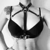 Lederen lingerie body kabelboom vrouwen sexy borstgordel bondage bdsm kousenband suspender voor gotische fetisj