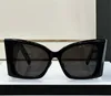 Nowe modne okulary przeciwsłoneczne octanowe M119 duże oprawki w kształcie kocich oczu prosty i elegancki styl wszechstronne okulary ochronne UV400 na zewnątrz