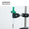 ZONESUN Liquid Filling Machine Smart Small Automatic Peristaltic Pump Eyewash Perfume Fluid Line With Belt ZS-DTPP100C