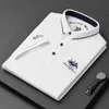 Homme T-shirts Polo À Manches Courtes Broderie Coton Mode Hommes Vêtements Casual Hommes T-shirts 100% coton 4XL 3XL