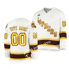 Hockey 2022 NCAA Frozen Four Championship Minnesota Golden Gophers Hockey Jersey Custom 1 Justen Close 2 Jackson LaCombe 4 Ben Brinkman 5 Matt