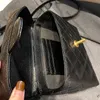 CC Marka Kozmetik Çantalar Kılıfları Üst Saplı Buzağı Havyar Siyah Kozmetik Çantalar Kutu Flep Cüzdan Zinciri Tote Crossbody S Tasarımcı Çantalar