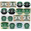 Q888 North Dakota Fighting Sioux Jerseys 11 Zach Parise 9 Jonathan Toews 16 Brock Boeser 7 T.J. Oshie 17 Tyson Jost Green White Hockey Jersey