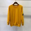 Stone Brand Island Autumn Bluzy Bluzy wiosenne i czterokolorowe męskie i żeńskie styl streetwear haftowy męski sweter Sweter to lądowa bawełniana swobodna pullover