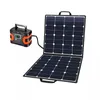 Painel solar dobr￡vel de carga r￡pida de 100w para camping port￡til SunPower monocristalino Solar Painel solar port￡til dobr￡vel