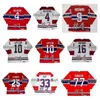 q888 Maglie da hockey vintage CCM Guy Lafleur KEN DRYDEN Patrick Roy KIRK MULLER YVAN COURNOYER DOUG HARVEY JEAN BELIVEAU Maurice Richard