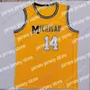 Camisetas de baloncesto Michigan Wolverines Camiseta de baloncesto NCAA College Isaiah Livers Zavier Simpson Rice Webber LeVert Crawford Howard Rose Jon Teske