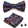 Галстуки -галстуки Слам -галстук Мужчины и карманная квадратная галстука для бабочки