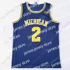 Camisetas de baloncesto Michigan Wolverines Camiseta de baloncesto NCAA College Isaiah Livers Zavier Simpson Rice Webber LeVert Crawford Howard Rose Jon Teske