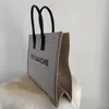 النساء Rive Gauchette Beach Bag Bag Wholesale Canvas Clutch Top Handle Bags Shop Luxurys Handbag Lady Crossbod