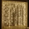 ストリング2x2/3x3/3x6m led led iticle curtain fairy string light 300クリスマスウェディングホームウィンドウパーティーの装飾