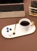 Mugs Ceramic Coffee Cup European Small Luxury Single Elegant Simple Mug With Spoon And Plate Nordic Ins