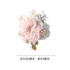 Brooches I-Remiel Korean Ribbon Fabric Brooch Corsage Flower For Women Cardigan Shawl Pin Dress Pins And Clothing Accessories