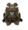 Yeni tuval omuz sevimli bebek seyahat eğlence karikatür fare sırt çantası el çantası tek omuz çantası