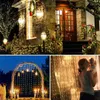 Strings 1/2pack Luci a LED solari per esterni Filo di rame impermeabile Fata per balcone Decorazione da giardino Alberi Patio Matrimoni