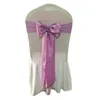 Hotel Wedding Birthday Chair Covers Sash Bands Chiars cover bow Decoration RRC794