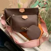 Women Bag Handbag woman Original Box Date code Purse clutch shoulder messenger cross body serial number three in one flower Purse Crossbody Bag