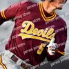 College Baseball trägt Arizona State Sun Devils 2020 Baseball 6 Drew Swift 9 Sam Ferri 14 Gage Workman 46 Nathan Baez Männer Jugend K7075692