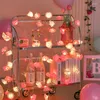Strings LED String Lights Rose Fairy Lighting Indoor Bateria Girland Christmas Decor Wakacyjne Walentynki Party Wedding Xmas