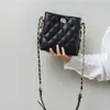 femmes Luxurys Designers Bag 2021 nouvelles dames en cuir véritable sac à main sacs à bandoulière mode épaule Diamond Lattice Chains pour wom241k