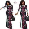 famous brandCasual Dresses New style African Clothes for Women Bazin Riche Plus Size Real Wax Print 100% Cotton Dresses WY304