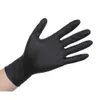 30 picecs dans l'examen des gants en nitrile jetables noirs Les produits peuvent être personnalisés