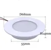 Dimmable 3W 12V LED downlight Ultra-thin 14mm 2inch Recessed Ceiling Lamp D55mm House Hotel Living Room Bulb Downlight