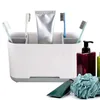 Boîtes de rangement organisateur de salle de bain multifonctionnel rangement de dentifrice ventilé pratique dentifrice et fil de rasoir lait de nettoyage SP99