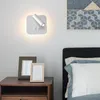 Lâmpadas de parede LED 3W Reading 7W Backlight com interruptor Light El Bedside Lamp Lamp Bedroom Study Stair Sconnces