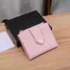 22 S Saffiano Triangle Leather Wallets Cards Holder Womens Mens Luxury Designer com caixa de caixa de moedas Wall5674473