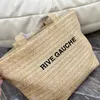 Вечерние сумки Lafite Соломенные сумки Sunshine Beach Bag Женщины плечо сумки для покупки Travel Touts рук вязание крючком