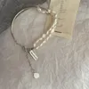 Braccialetti di collegamento Moda Luce Lusso Squisito Design di nicchia Braccialetto di perle barocche naturali Regali di gioielli femminili